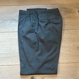 Nordstrom 1901 Drawstring Waist Dress Pants in Grey Size 31x30